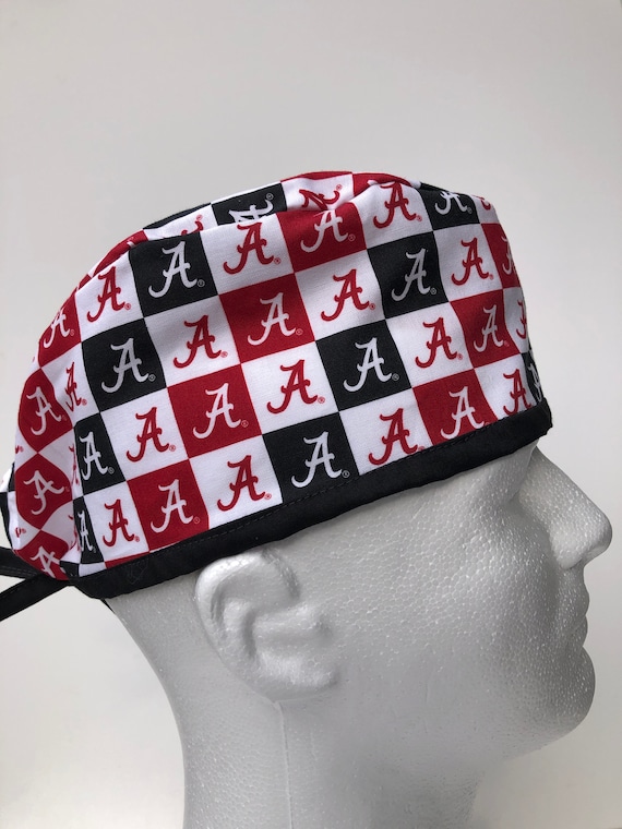 Alabama Crimson Tide | Scrub Hat | Classic | Surgical Cap | Single Layer | Breathable | Durable | College Football | Roll Tide