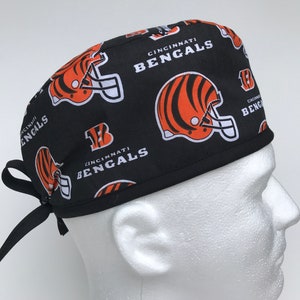 Cincinnati Bengals | Scrub Hat | Classic | Surgical Cap | Single Layer | Breathable | Durable | Nurse Gift | Doctor Gift | NFL | Football