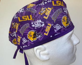 Louisiane | chapeau de gommage | Bonnet chirurgical | Casquette médicale | Cadeau pour infirmière | Cadeau médecin | Respirant