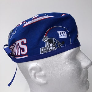 New York Giants | Scrub Hat | Classic | Surgical Cap | Single Layer | Breathable | Durable | NFL | Football