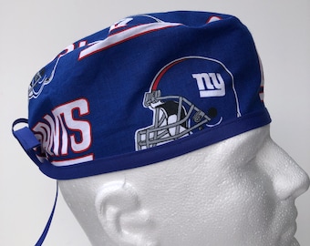 New York Giants | Scrub Hat | Classic | Surgical Cap | Single Layer | Breathable | Durable | NFL | Football