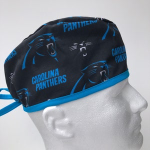 Carolina Panthers | Scrub Hat | Classic | Surgical Cap | Single Layer | Breathable | Durable | NFL | Football