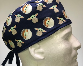 Grogu | Scrub Hat | Classic | Surgical Cap | Single Layer 