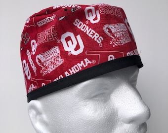 Oklahoma | Scrub Hat | Classic | Surgical Cap | Single Layer | Breathable | Nurse Gift | Doctor Gift