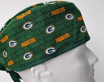 Green Bay Packer | Scrub Hat | Classic | Surgical Cap | Single Layer | Breathable | Durable | NFL | Football