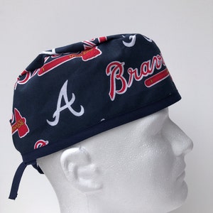 Atlanta Braves | Scrub Hat | Classic | Surgical Cap | Single Layer | Breathable | Durable | Nurse Gift | Doctor Gift | MLB | Baseball