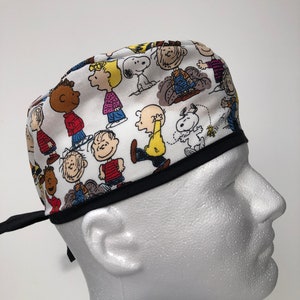 Snoopy and Friends | Scrub Hat | Classic | Surgical Cap | Single Layer | Breathable | Nurse Gift | Doctor Gift | Charlie Brown | Peanuts