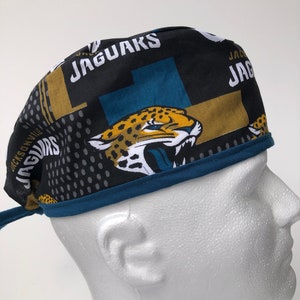 Jacksonville Jaguars | Scrub Hat | Classic | Surgical Cap | Single Layer | Breathable | Durable | NFL | Football