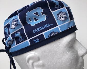 University of North Carolina | Scrub Hat | Classic | Surgical Cap | Single Layer | Breathable | Durable | College Football
