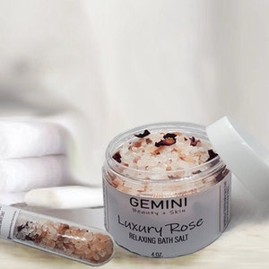 Luxury Rose Bath Soaks - Badesalz, Spa, Geschenk