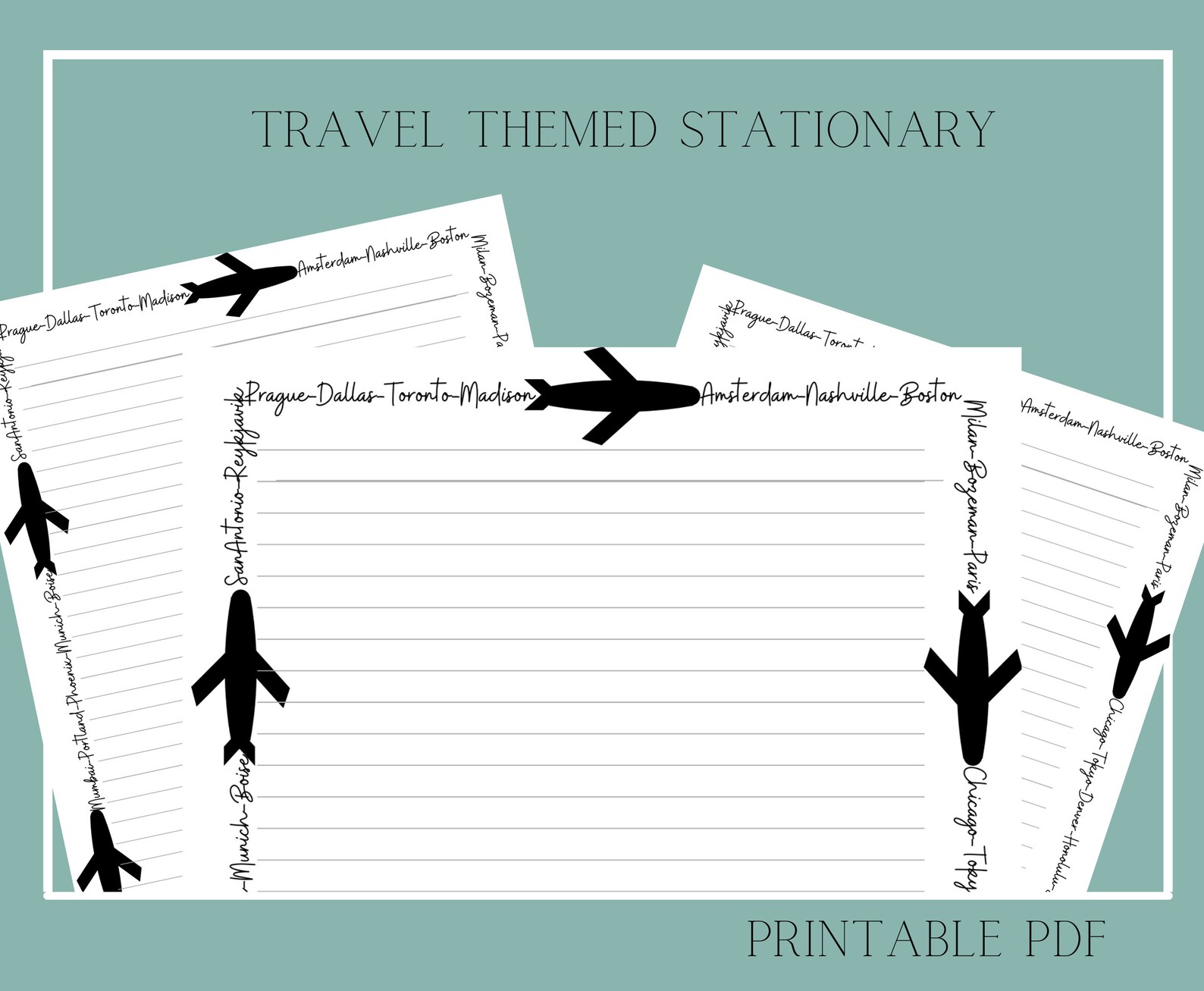 Flight Attendant Printable Bundle With Bonus Wall Art GIFT - Etsy