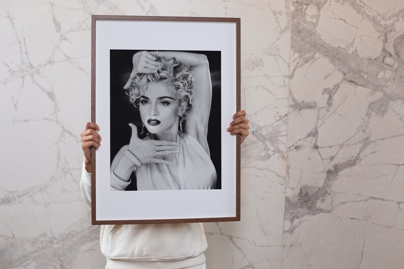 MADONNA Printable Art Poster Wallpaper All Size Svg / Pdf / Png Canvas Art Wall Decor Vector ...