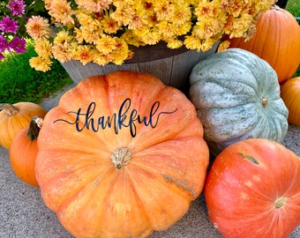 Thankful Removable Vinyl