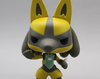 Shiny Lucario Custom Painted Funko Pop! Figure