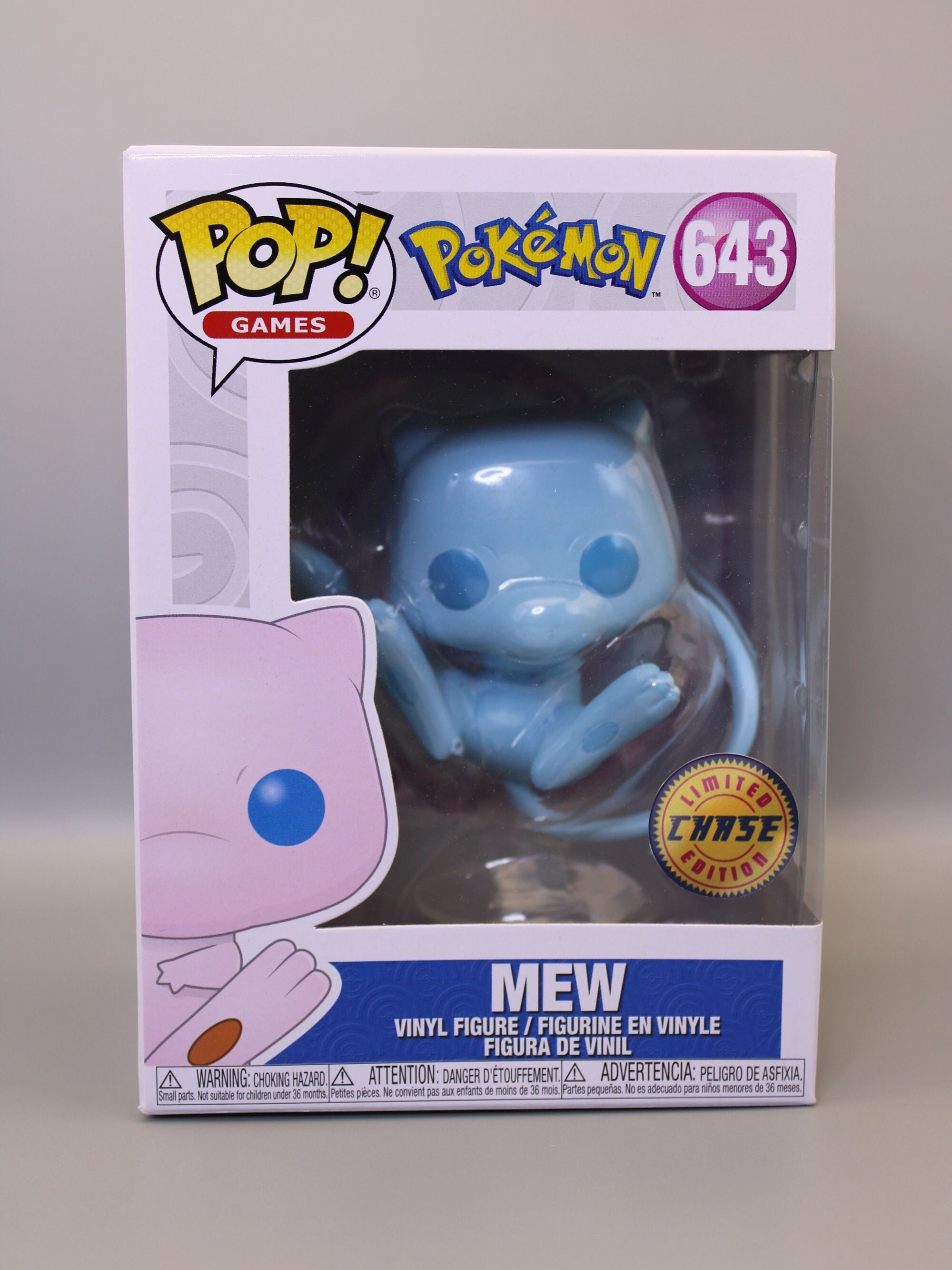 Shiny Mew Custom Painted Funko Pop Figure 