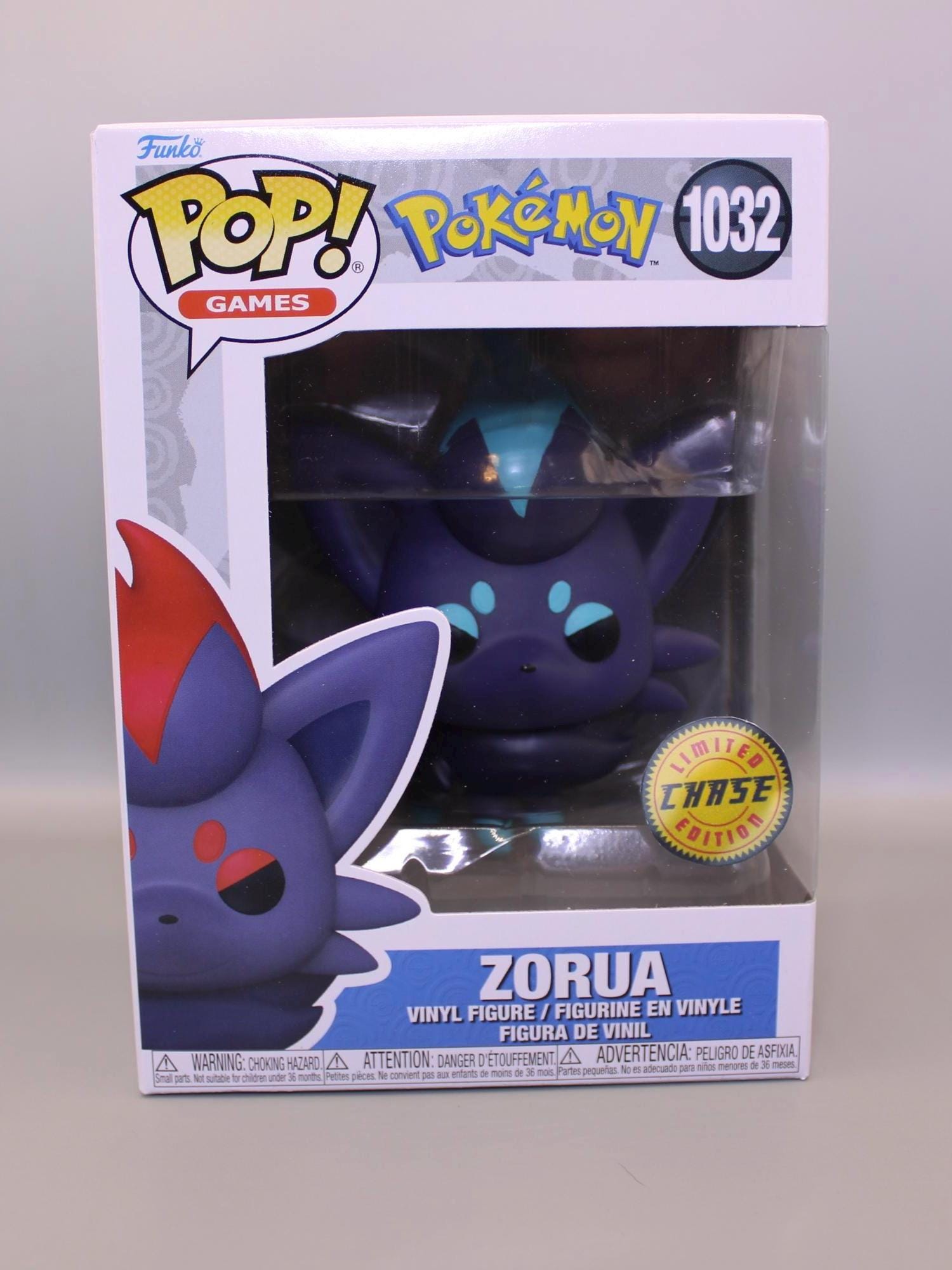 光沢のあるゾロアのカスタムペイントされた Funko Pop! フィギュア