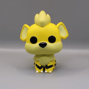 Shiny Growlithe Custom Painted Funko Pop! Figure
