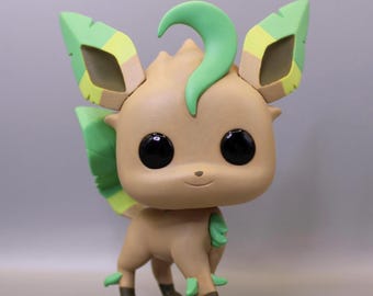 Shiny Leafeon Custom Painted Funko Pop! Figure