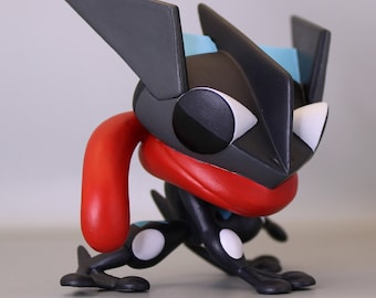 Shiny Greninja Custom Painted Funko Pop! Figure