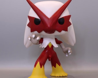 Shiny Blaziken Custom Painted Funko Pop! Figure