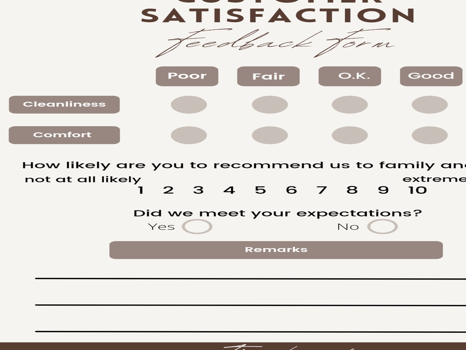 Guest Feedback Form, Airbnb Survey, Editable Feedback Template ...