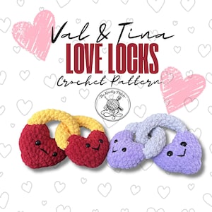Val & Tina Love Locks “LOW SEW” Crochet Pattern PDF