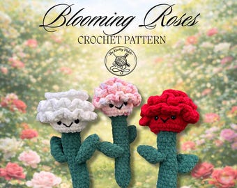 Blommande rosor virkmönster PDF