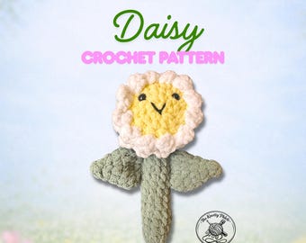 Daisy Flower Crochet Pattern PDF