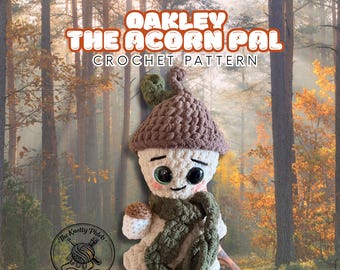 Haakpatroon Oakley Acorn Pal • Amigurumi-herfstknuffel (pdf-download)