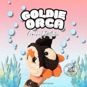 Goldie Orca Crochet Pattern (Digital PDF)