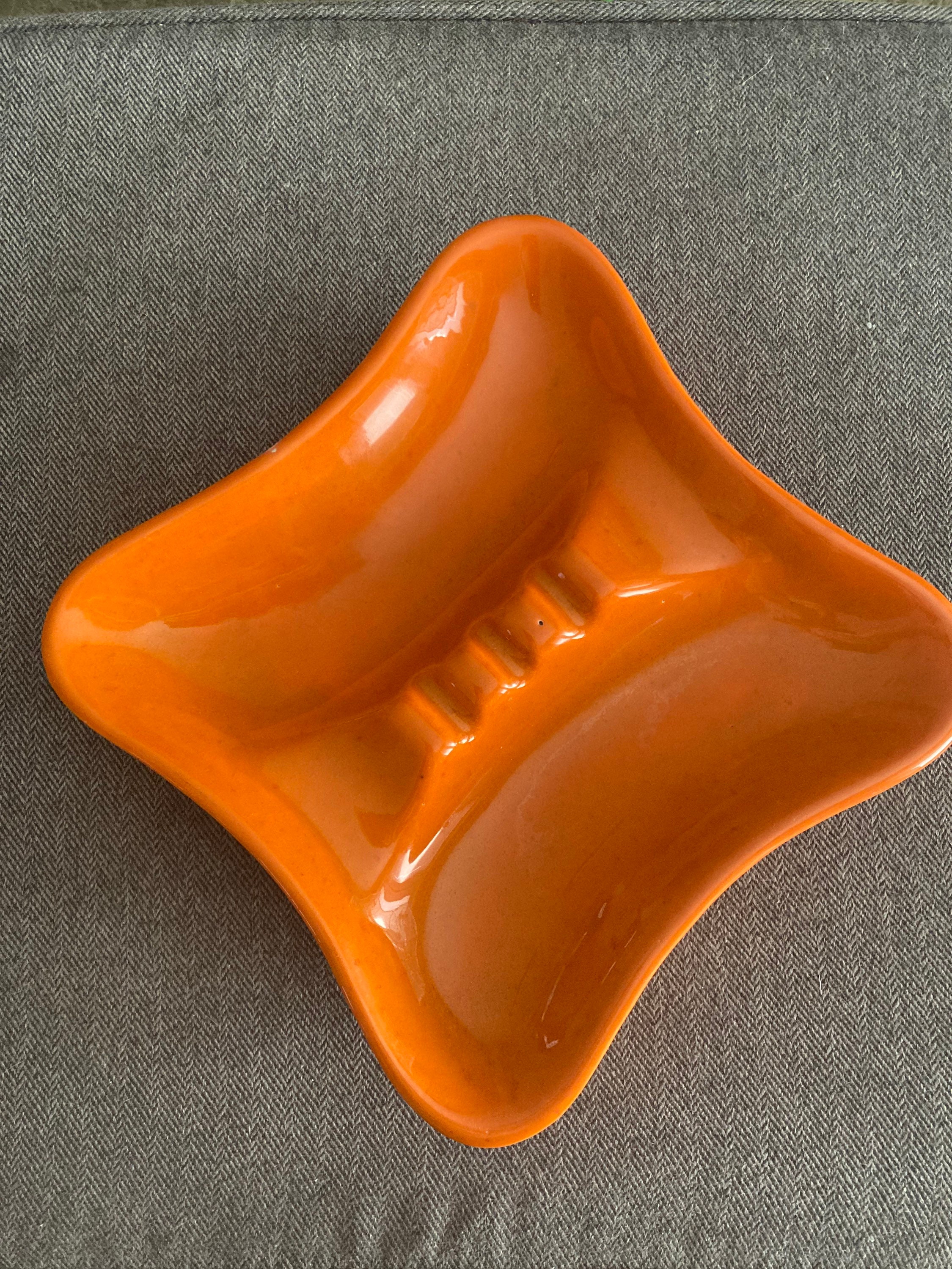 Large Mid Century Modern Ashtray Etsy