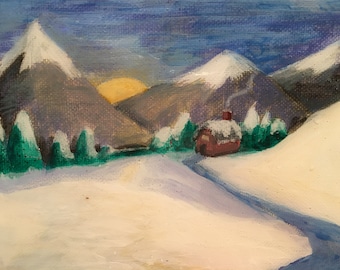 Winter Themed Paintings