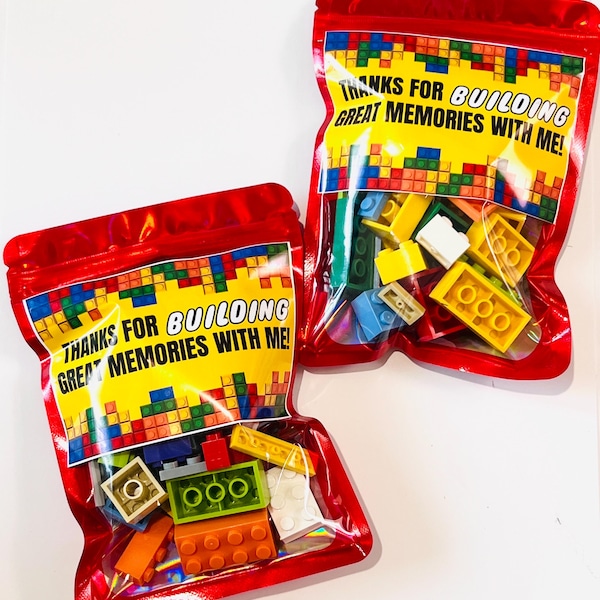 Building Blocks Party Favors: End of School Year Gift