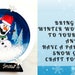 OLAF Snow Globe Printable Template INSTANT DOWNLOAD - Etsy