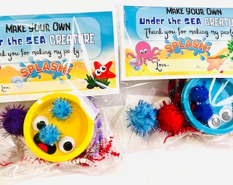 Make your own Under The sea Creature| Under The Sea Party Favors