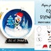 OLAF Snow Globe Printable Template INSTANT DOWNLOAD - Etsy