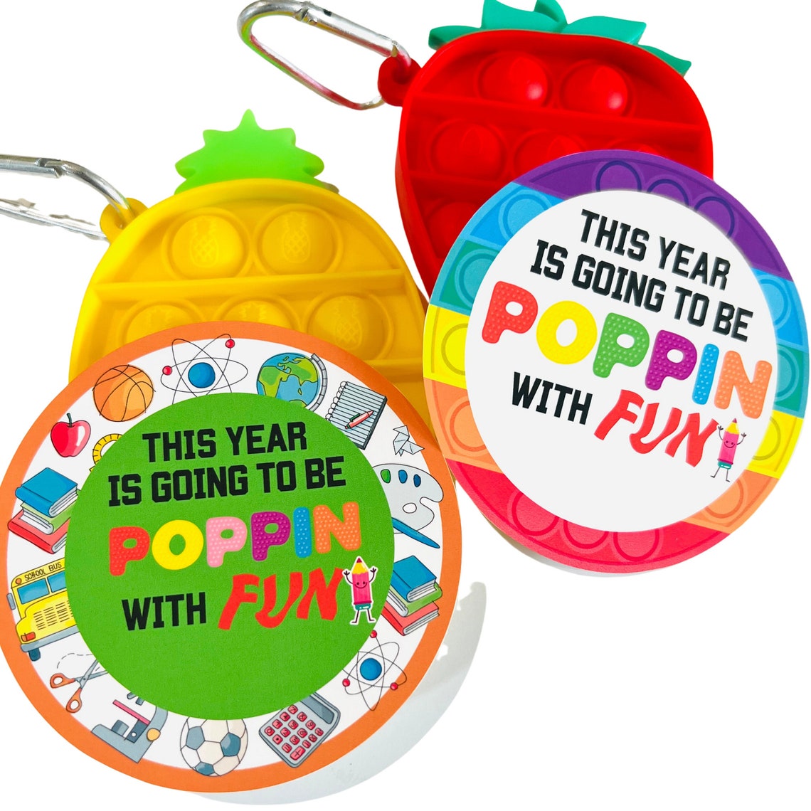 POPPIT BACK to SCHOOL - Classroom Gifts| Popit Classroom Favors| Popit ...