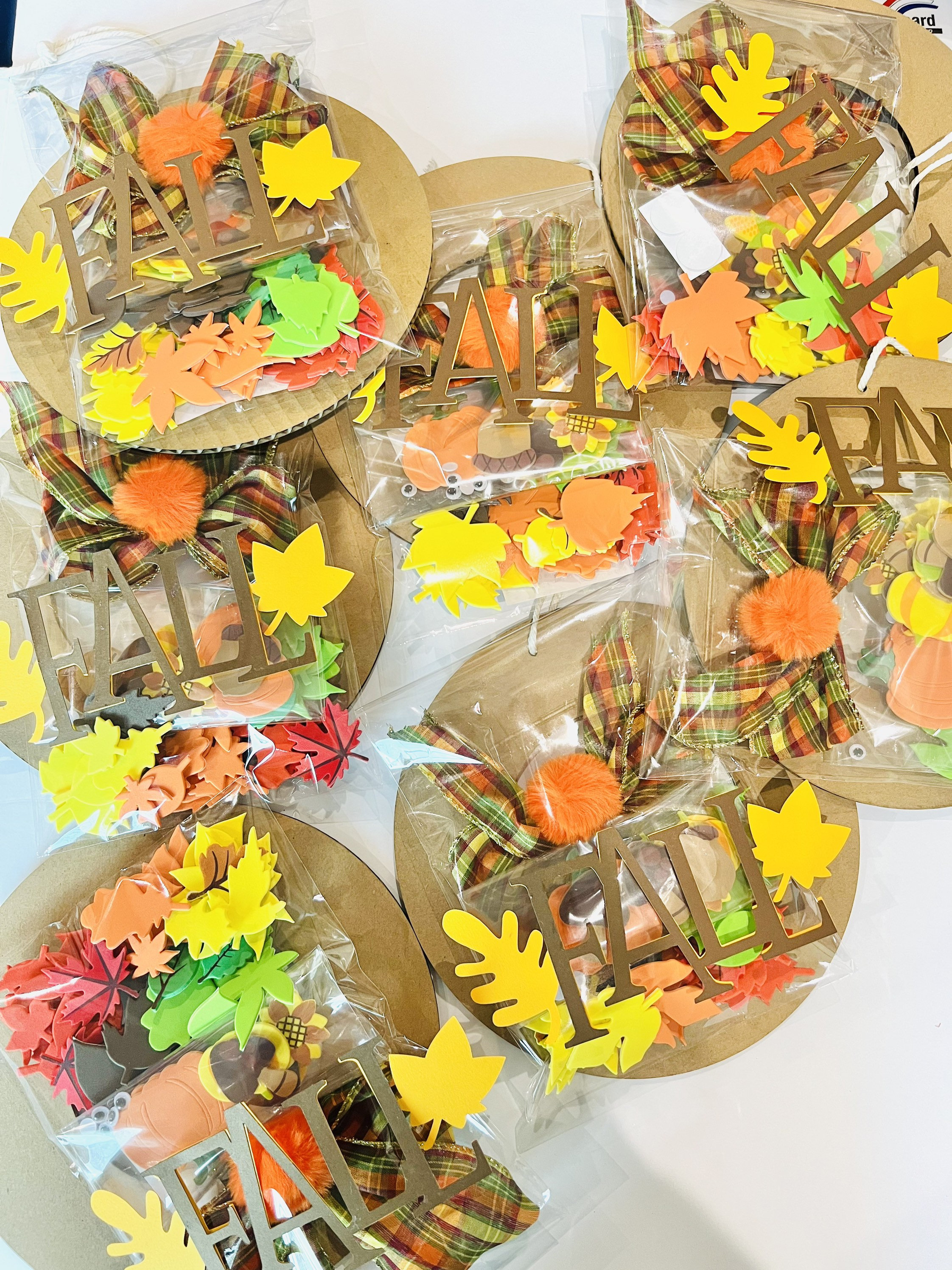 Fall Wreath DIY KIT| Thanksgiving Craft Kit for Kids - Etsy