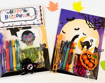 Halloween goodie bags for kids/ Halloween Party Favors/Halloween Gift Bags/ Non Candy Trick or Treat Favors/Classroom Student Gifts