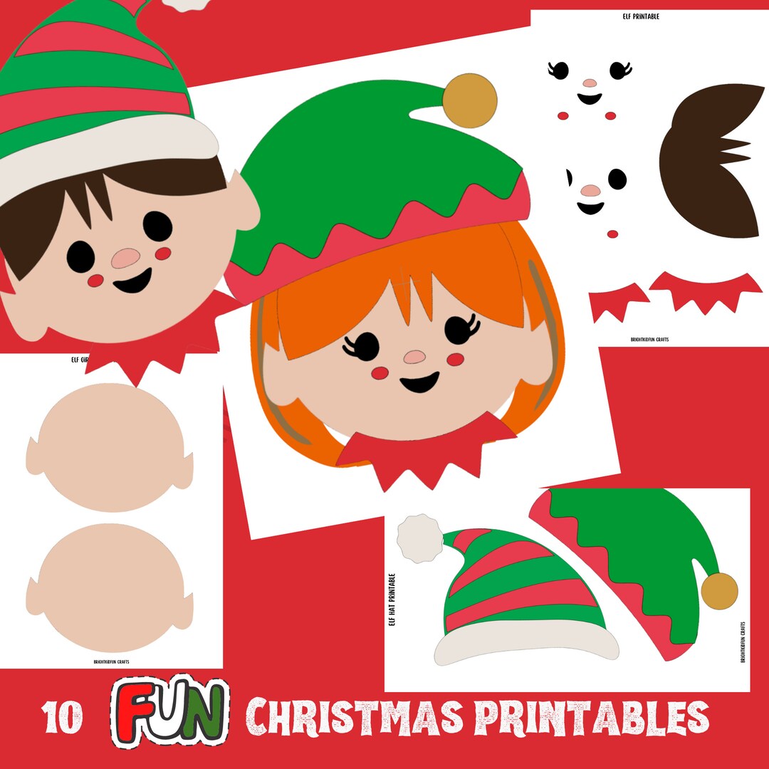 CHRISTMAS PRINTABLE Bundle Pack Christmas Craft for Kids Holiday Crafts Activities Holiday Decor - Etsy christmas-printable-bundle-pack-christmas-craft-for-kids-holiday-crafts-activities-holiday-decor-etsy