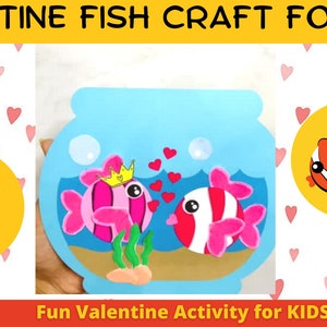 Valentijn vis ambacht voor kinderen