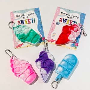 Back to school student gifts| Mini Poppit Keychain favors