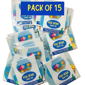 Fish Bowl Craft Kit| Paper Crafts KIT| Preschool Craft/Aquarium preschool craft/Valentine paper craft