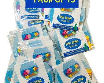 Fish Bowl Craft Kit| Paper Crafts KIT| Preschool Craft/Aquarium preschool craft/Valentine paper craft