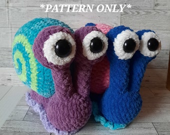 Crochet Snail *PATTERN ONLY*