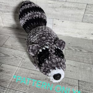 Crochet Raccoon *PATTERN ONLY*