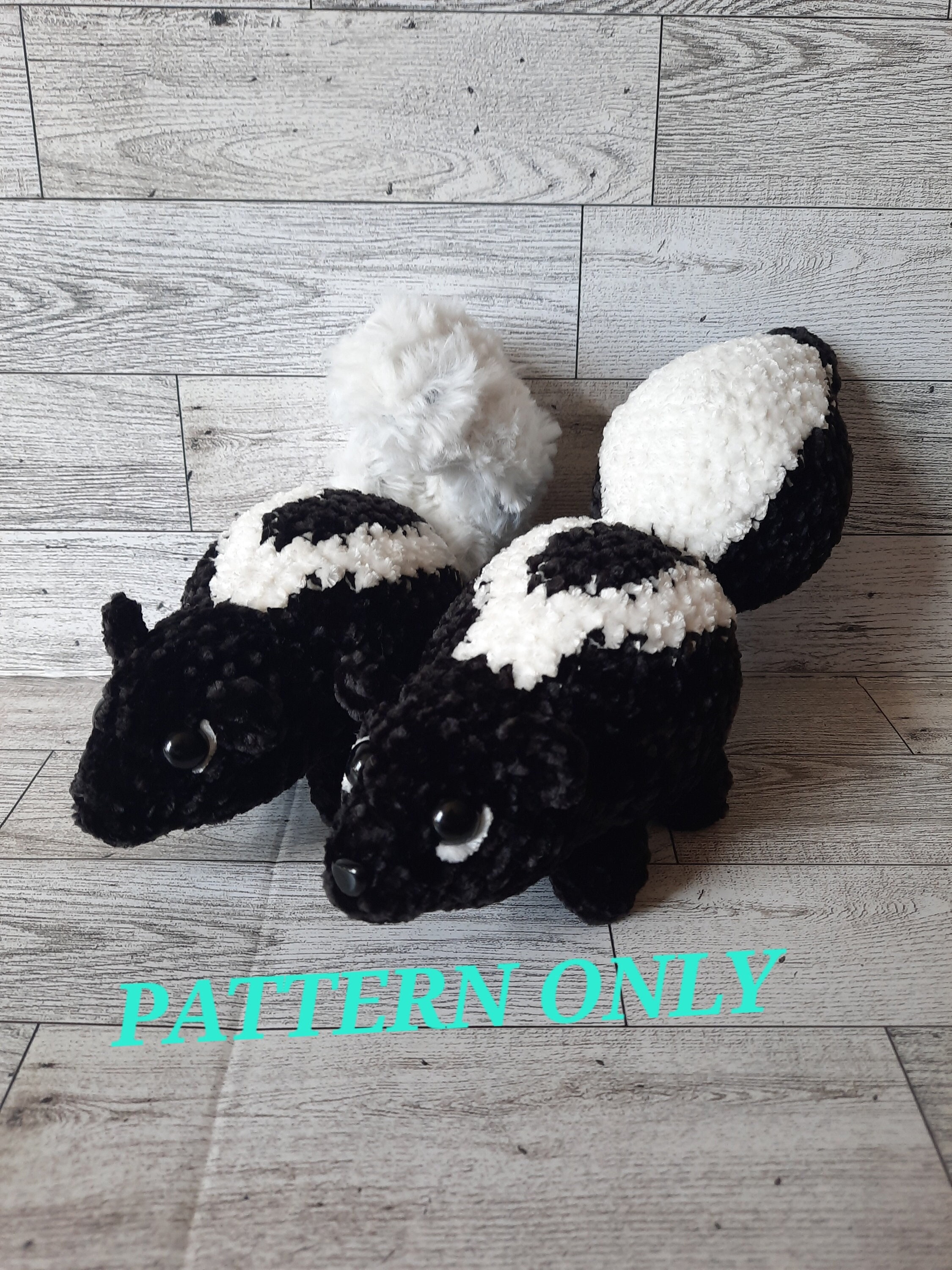 Crochet Skunk *PATTERN ONLY*