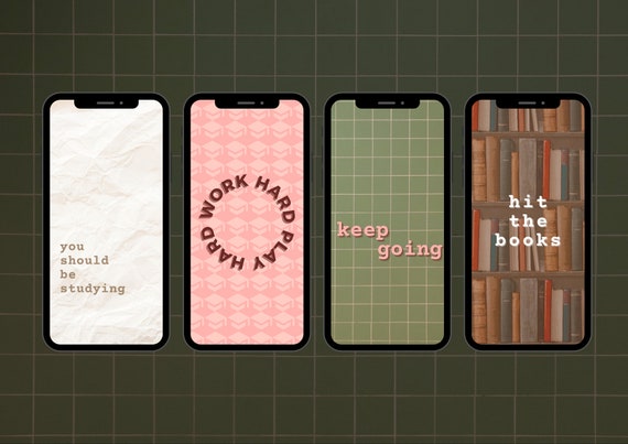 Studyspo Minimalist Phone Wallpaper Bundle of Four Study - Etsy Studyspo Minimalist Phone Wallpaper Bundle of Four Study - Etsy