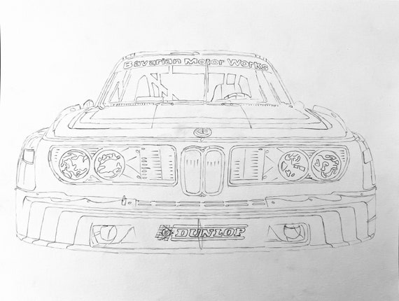 BMW 3.0 CSL (E9) Racecar - Etsy