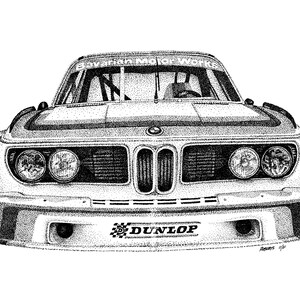 BMW 3.0 CSL (E9) Racecar